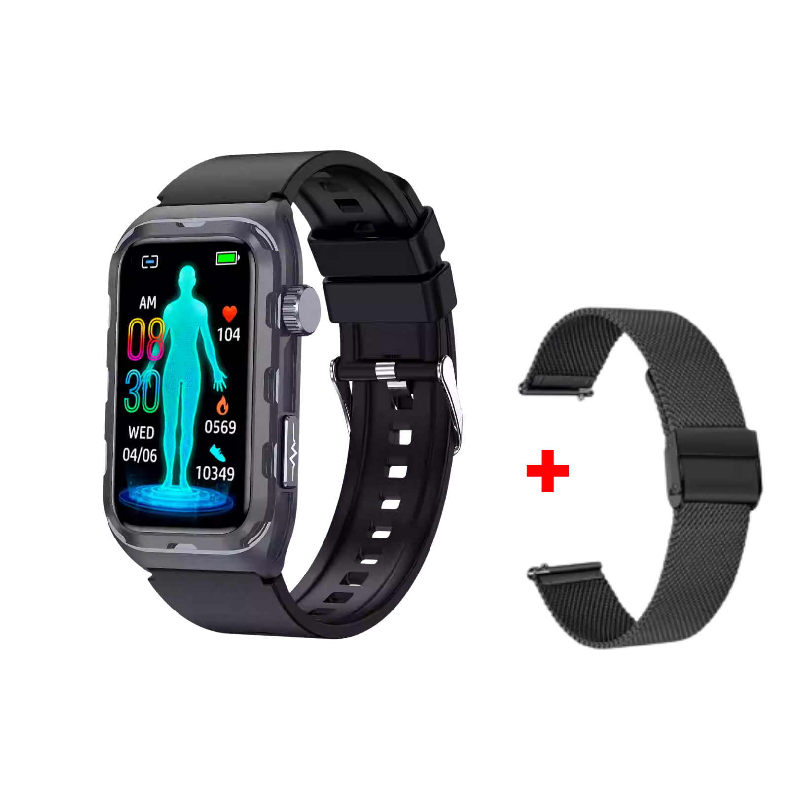 Sugafit® Fitness - Smart Bracelet ECG Health Monitoring Blood Pressure Glucose Heart Rate Wristwatch