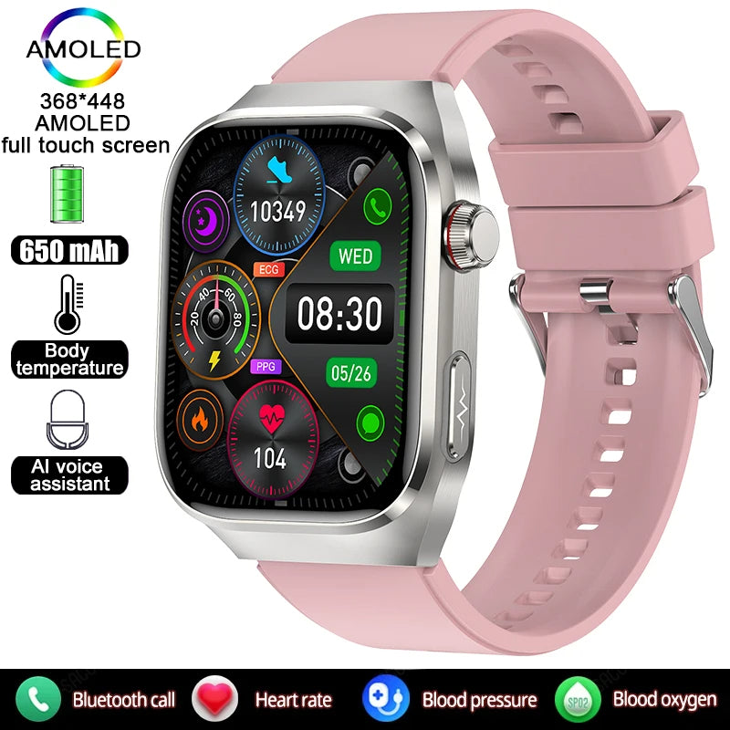 Sugafit® Lifetrack Ultra - Lipid uric Acid ECG/EKG Blood Sugar Blood Pressure Health Management Smart Watch