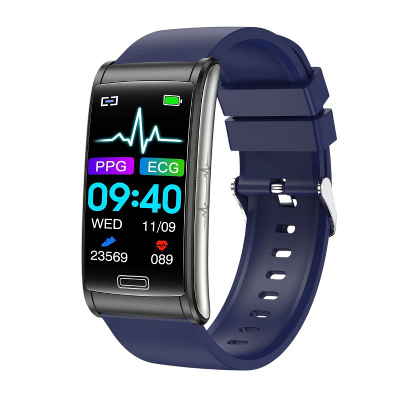 Suga60 1.47HD Large Screen ECG/EKG Blood Glucose Scientific Sleep HRV Smart Fitness Bracelet