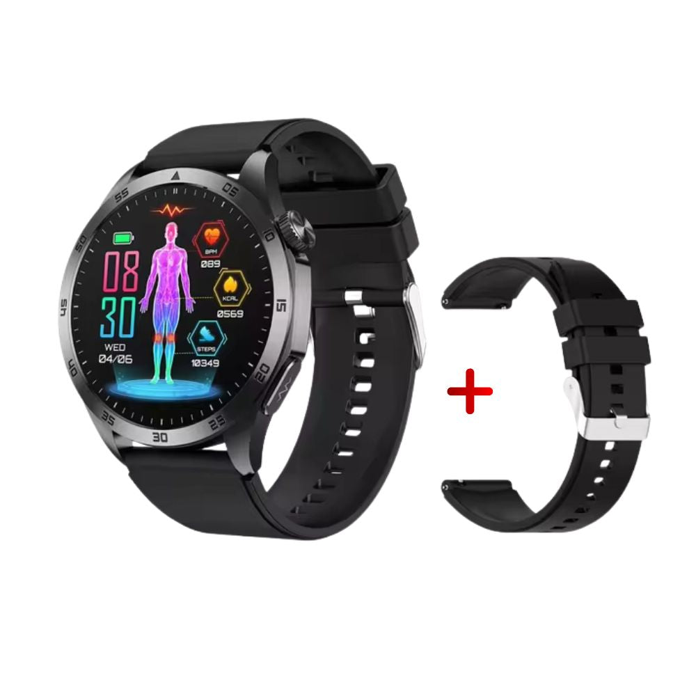 Sugafit® ET485 - Smart Watch  ECG Measurement Health Monitor BT Call Sport Fitness Tracker Smartwatch