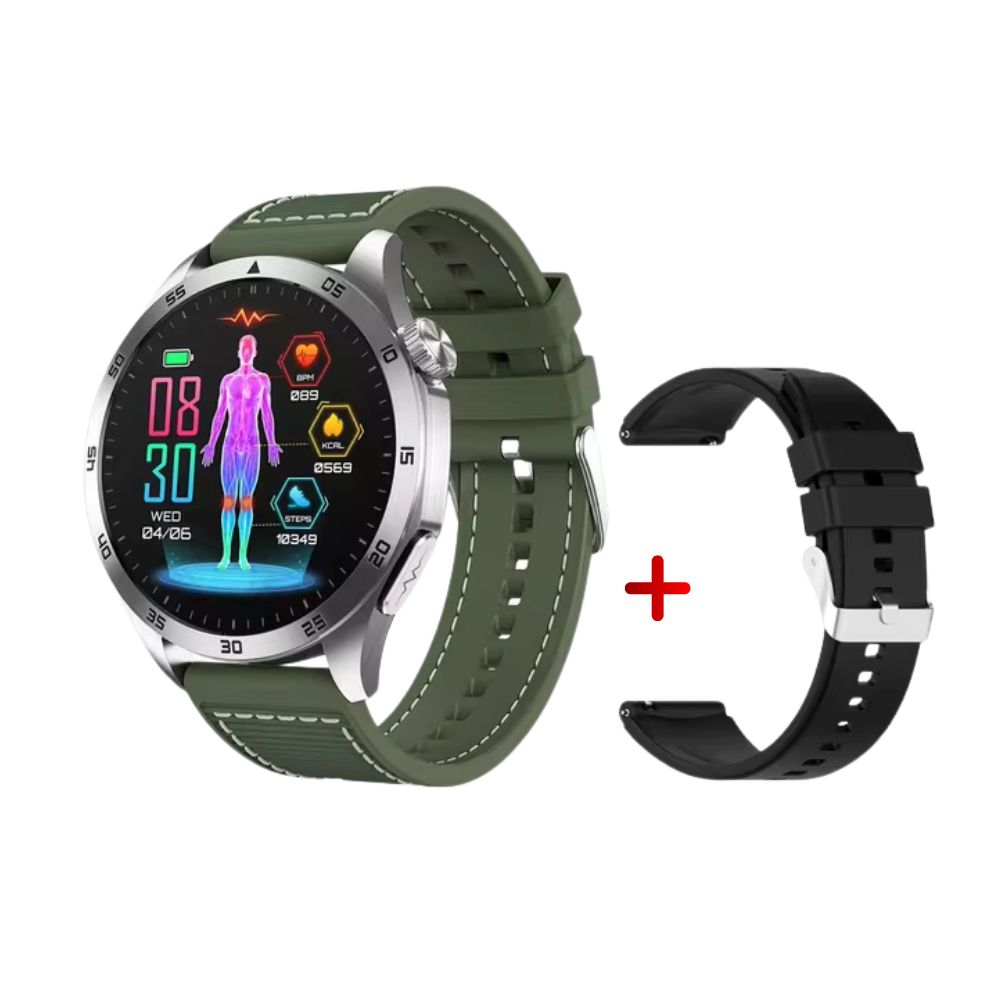 Sugafit® ET485 - Smart Watch  ECG Measurement Health Monitor BT Call Sport Fitness Tracker Smartwatch