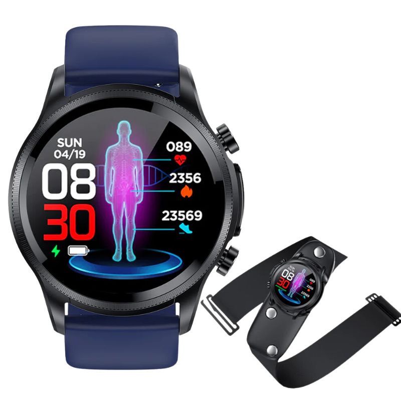 Suga400 Cardiac Blood Glucose ECK/EKG Blood Pressure High-end Smart Health Watch