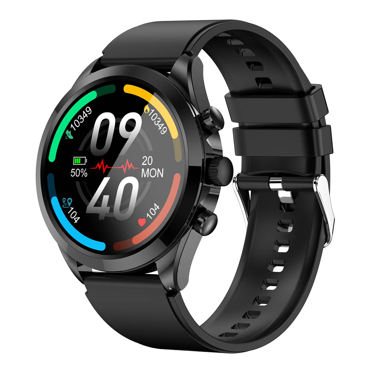 Suga44 Non-invasive Blood Glucose Blood Pressure ECG/EKG HRV Monitoring Health Smart Watch