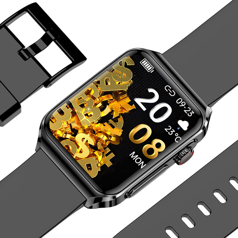 Suga05 ECG/EKG Blood Sugar Uric acid blood lipid Health Monitoring SOS Calls Smart Watch