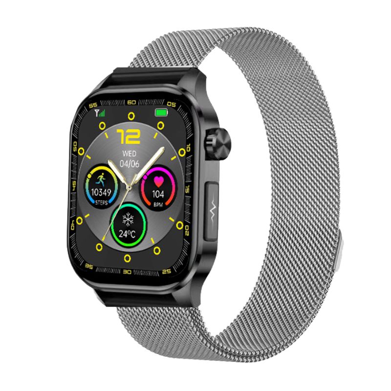 Suga580 ECG/EKG Blood Sugar Blood Pressure Call Intelligent Health Management Smart Watch