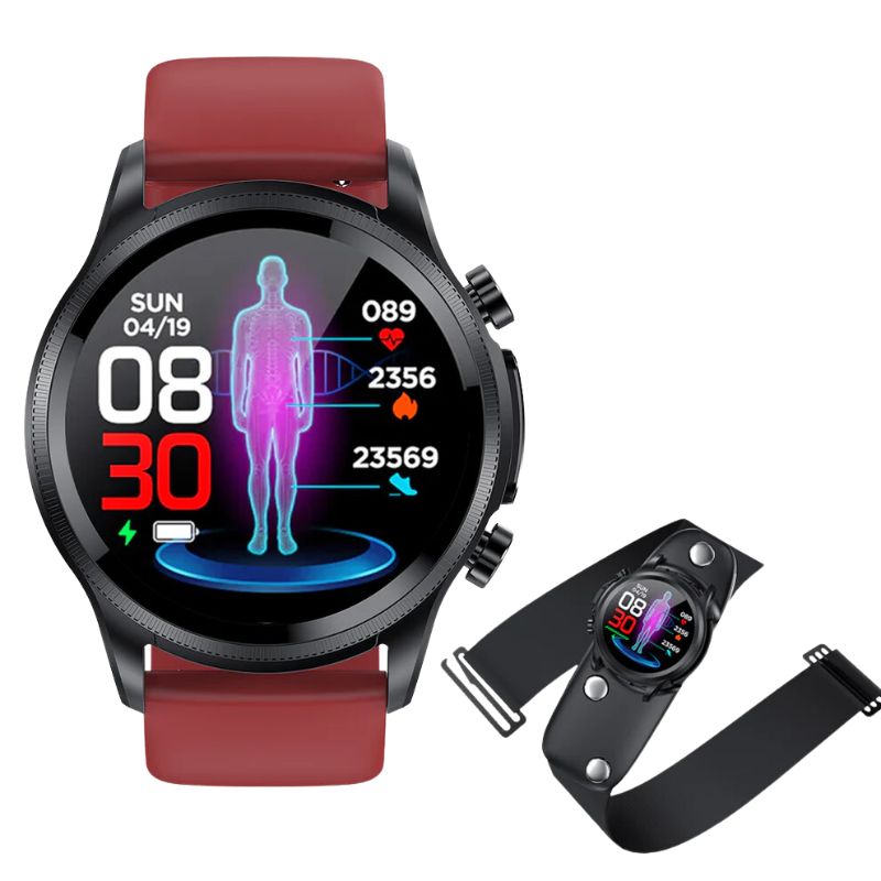 Suga400 Cardiac Blood Glucose ECK/EKG Blood Pressure High-end Smart Health Watch
