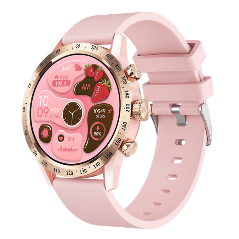 Sugafit® HT20 - Smart Watch Women Fashion 1.28inch Amoled Bluetooth Call AI Voice Health