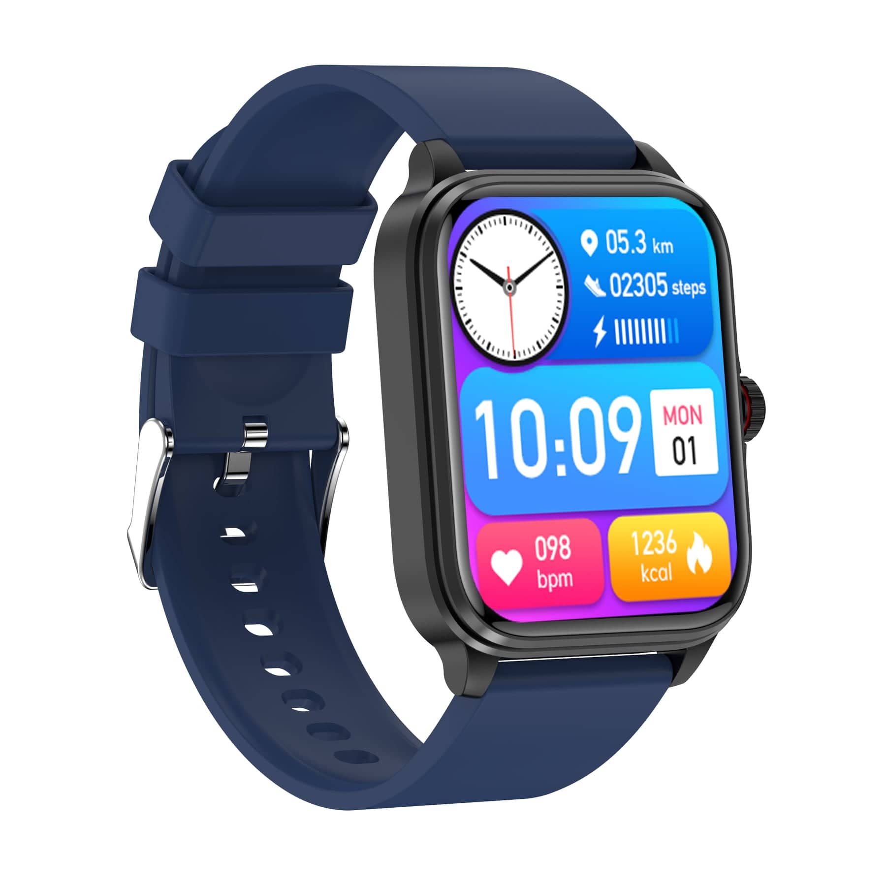 Suga90 Large 1.91-inch Full-touch Screen Non-invasive Blood Glucose Fashion Health Smart Watch