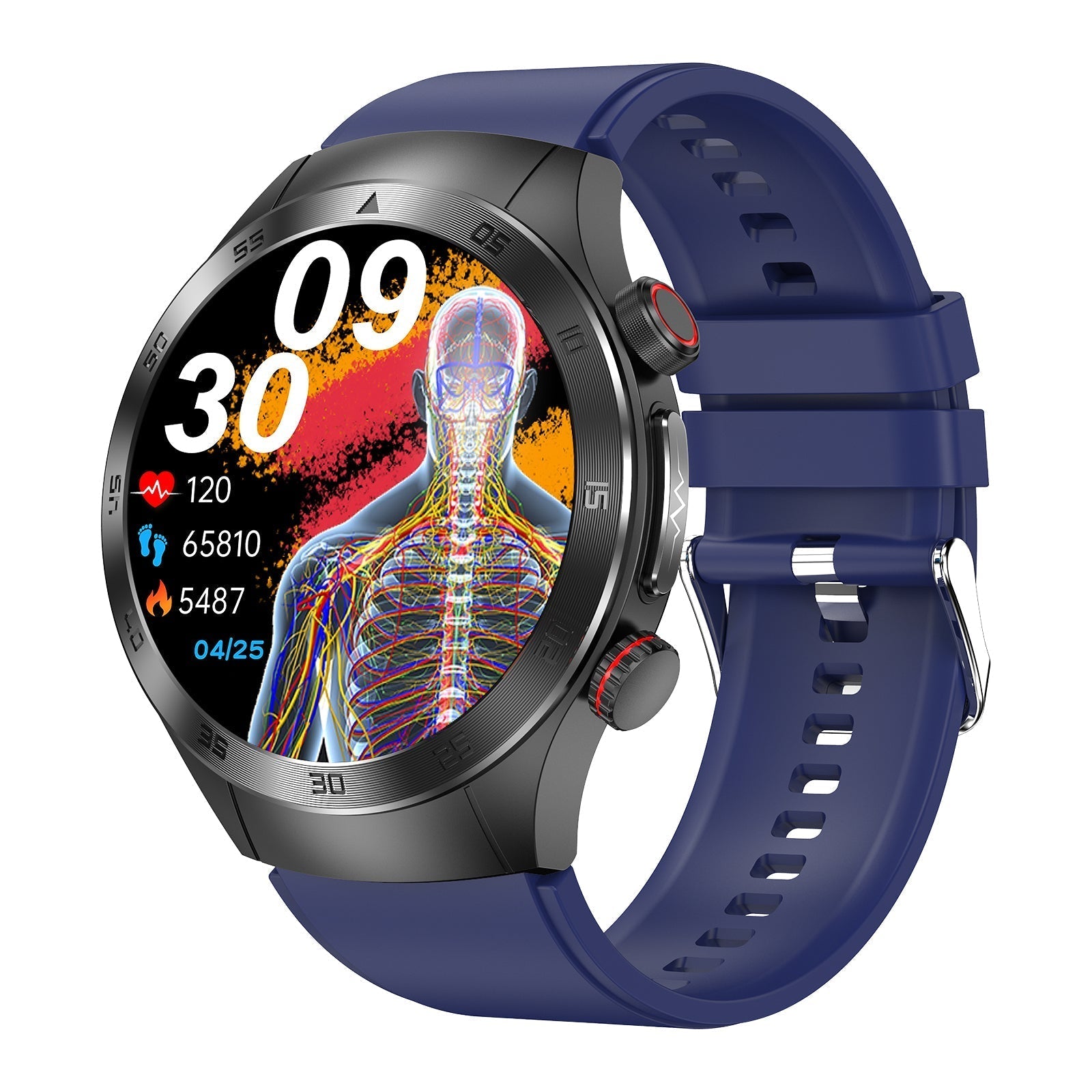 Sugafit® HealthWave Max - Best Medical Diagnosis Smart Watch, Blood Lipids Uric Acid Blood Glucose watch, ECG+PPG Fitness Tracker