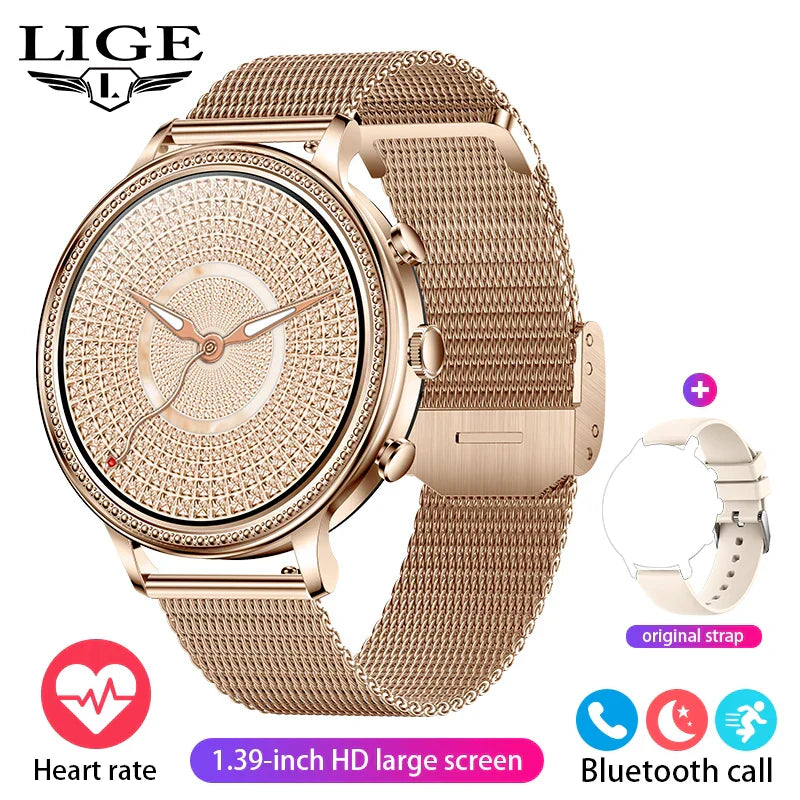 Sugafit® Spectra - Smart Watches For Women Bluetooth Call Connected Phone Women Watch Health Monitor
