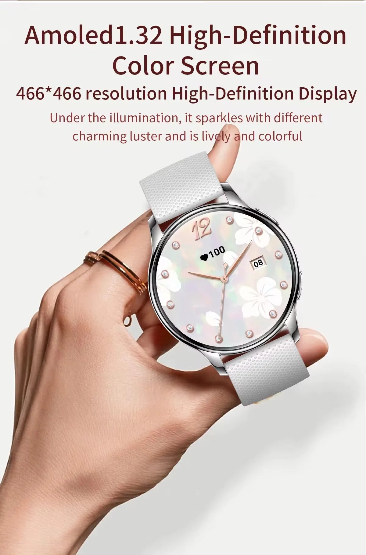 Sugafit® Frost - Fashion Women Smart Watch AMOLED HD