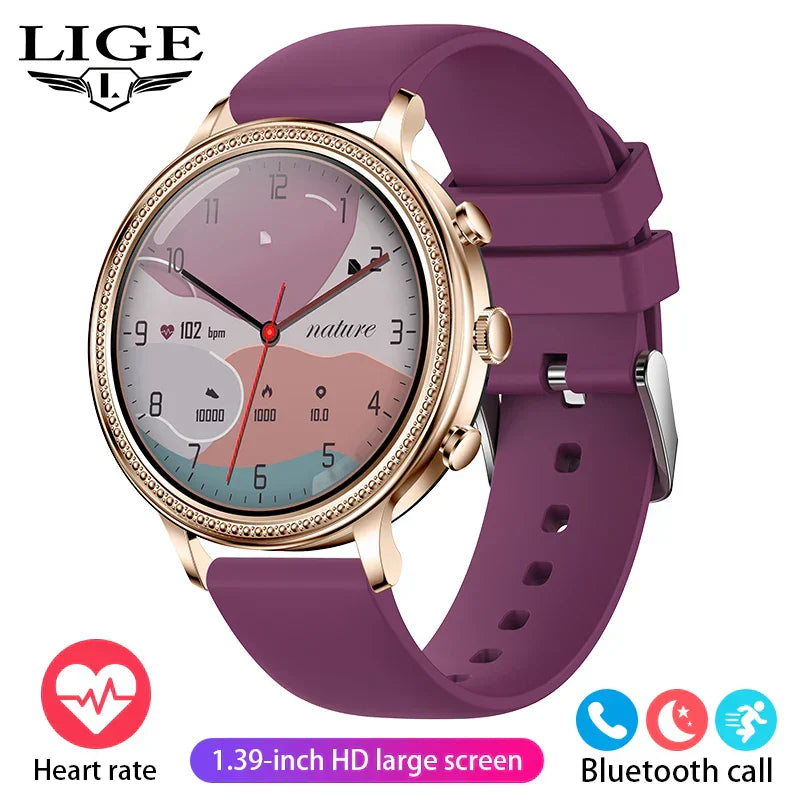 Sugafit® Spectra - Smart Watches For Women Bluetooth Call Connected Phone Women Watch Health Monitor