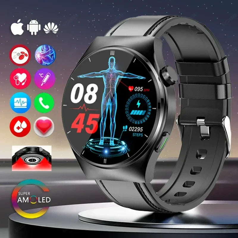 Sugafit® Ultimate - Stabilize blood pressure, control blood sugar, uric acid and blood Lipid Smartwatch