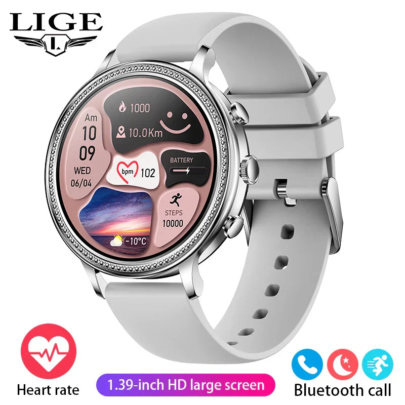 Sugafit® Spectra - Smart Watches For Women Bluetooth Call Connected Phone Women Watch Health Monitor