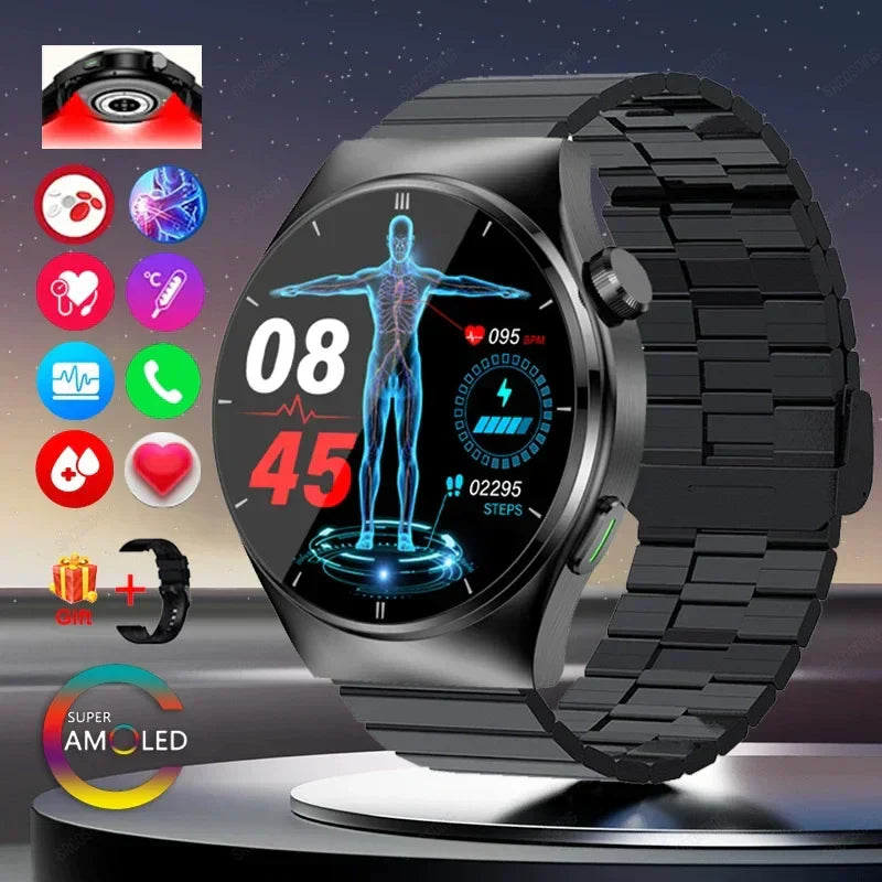 Sugafit® Ultimate - Stabilize blood pressure, control blood sugar, uric acid and blood Lipid Smartwatch