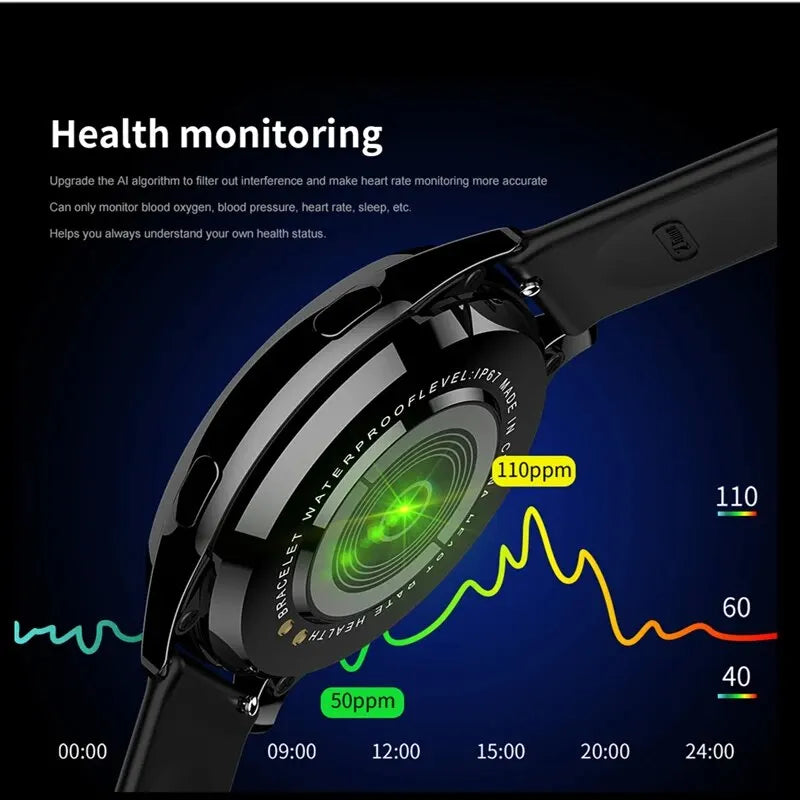 Sugafit® Allure - Smart Watch Wireless Charging Smartwatch Bluetooth Calls Watches Men Women Fitness Bracelet