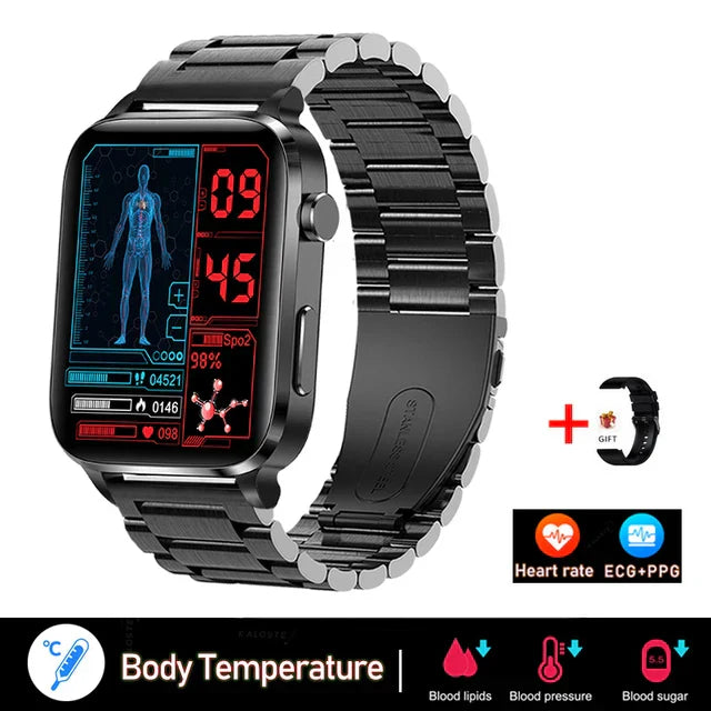 Sugafit® Pura - Laser therapy health smart watch for men's uric acid, blood lipids, blood pressure, intelligent