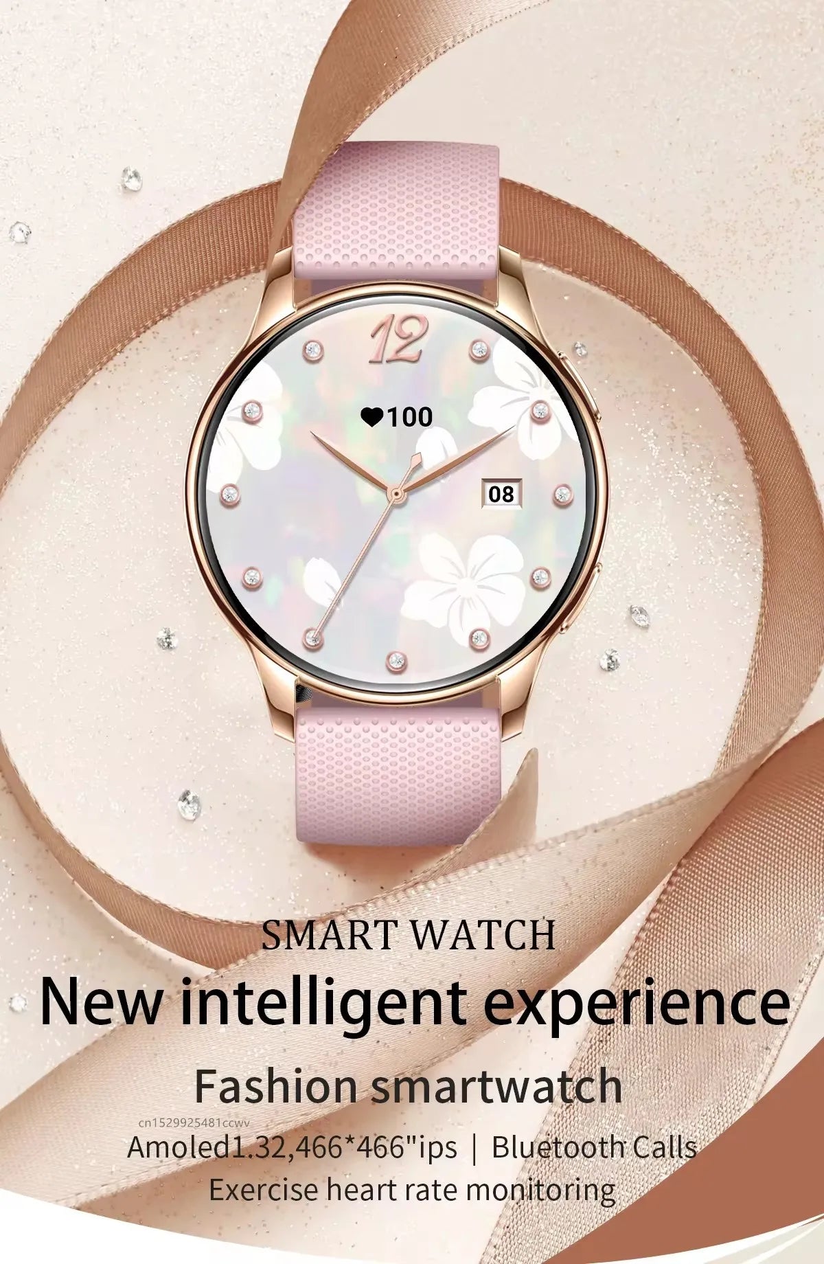 Sugafit® Frost - Fashion Women Smart Watch AMOLED HD