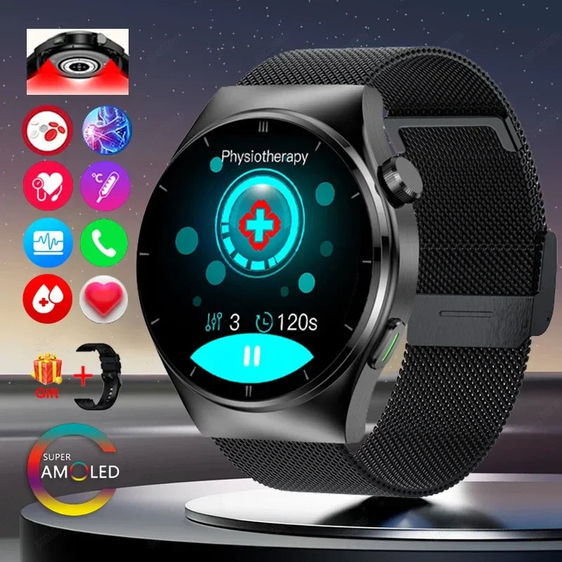 Sugafit® Ultimate - Stabilize blood pressure, control blood sugar, uric acid and blood Lipid Smartwatch