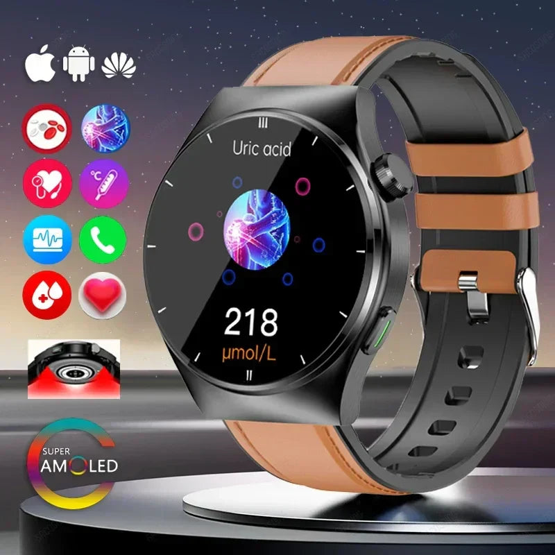 Sugafit® Ultimate - Stabilize blood pressure, control blood sugar, uric acid and blood Lipid Smartwatch