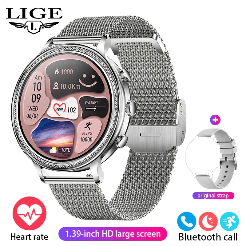 Sugafit® Spectra - Smart Watches For Women Bluetooth Call Connected Phone Women Watch Health Monitor