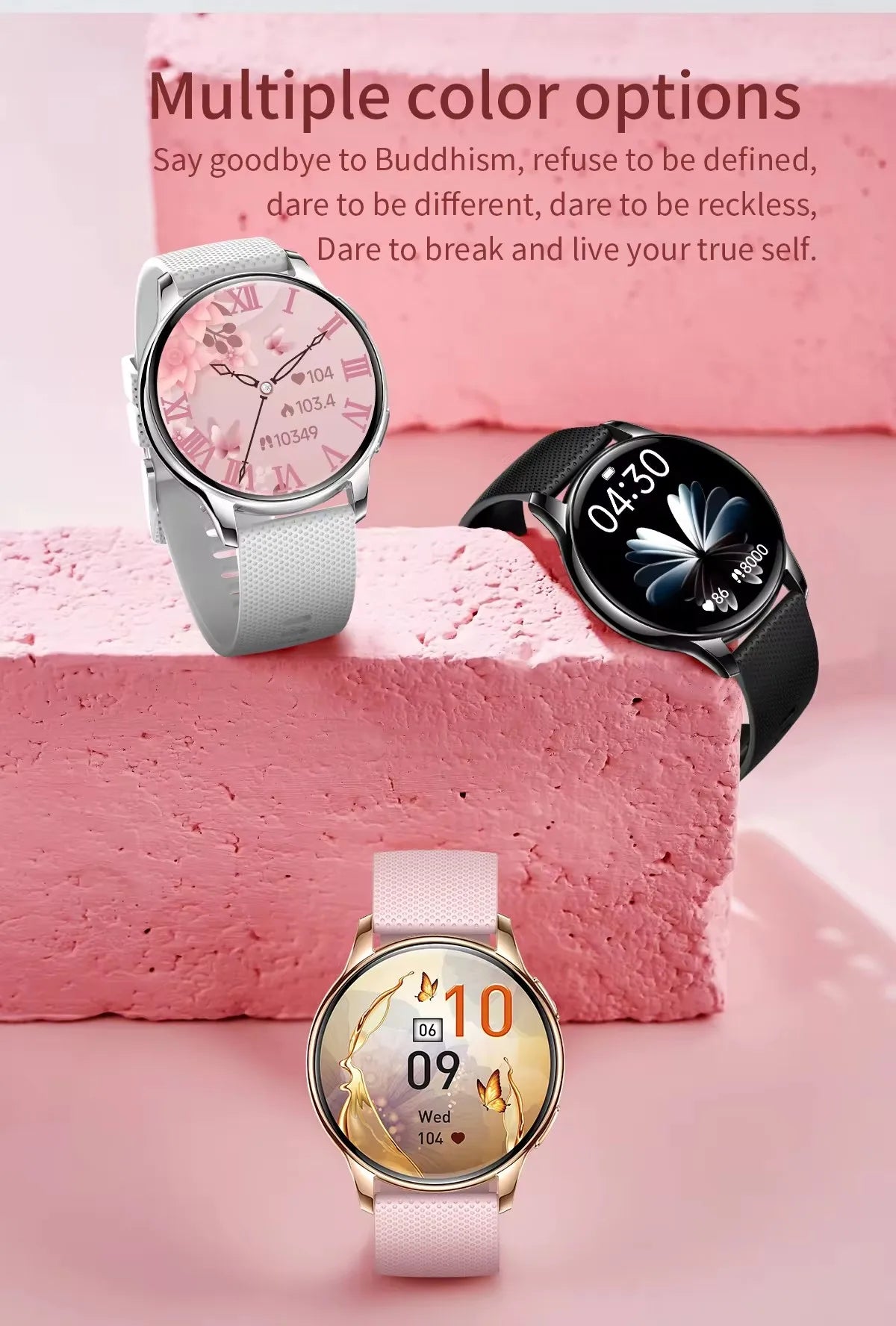 Sugafit® Frost - Fashion Women Smart Watch AMOLED HD