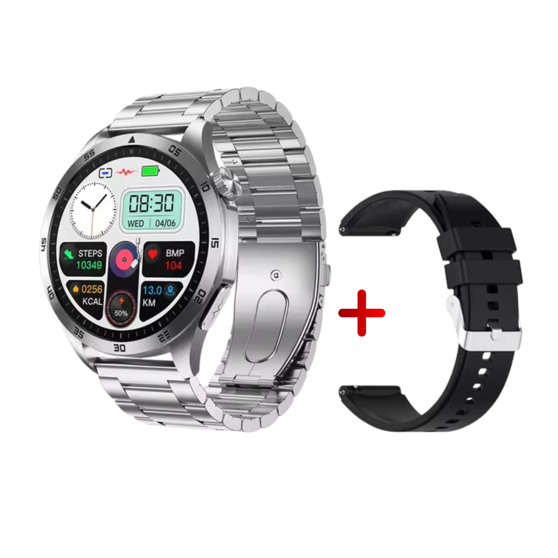 Sugafit® ET485 - Smart Watch  ECG Measurement Health Monitor BT Call Sport Fitness Tracker Smartwatch