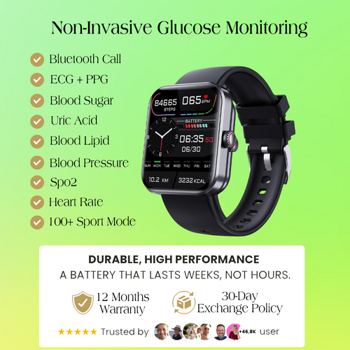 Non-Invasive Glucose Monitoring Smartwatch