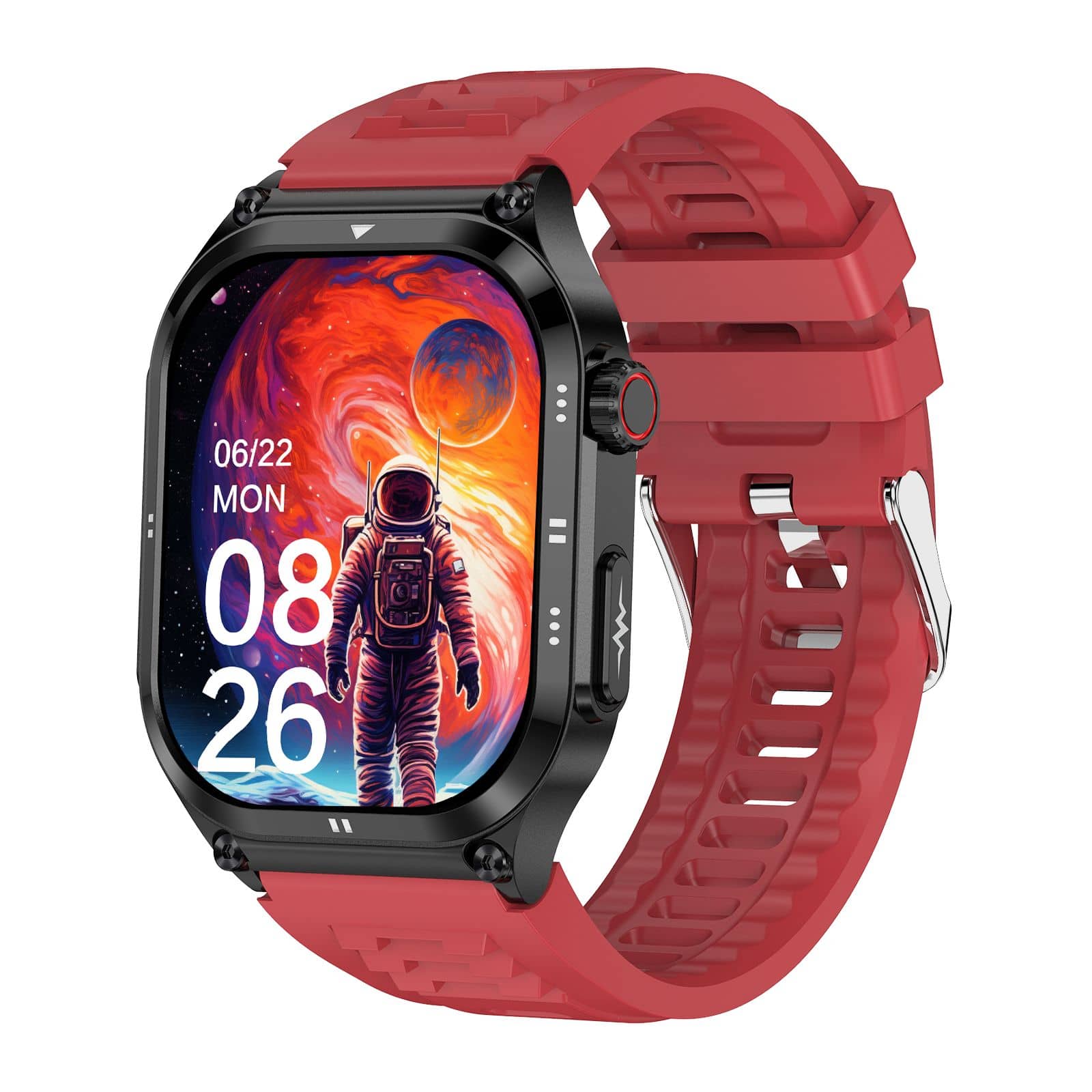 Suga281 AMOLED Slim Blood Glucose Outdoor ECG/EKG Bluetooth Calls Health Measurement Smart Watch