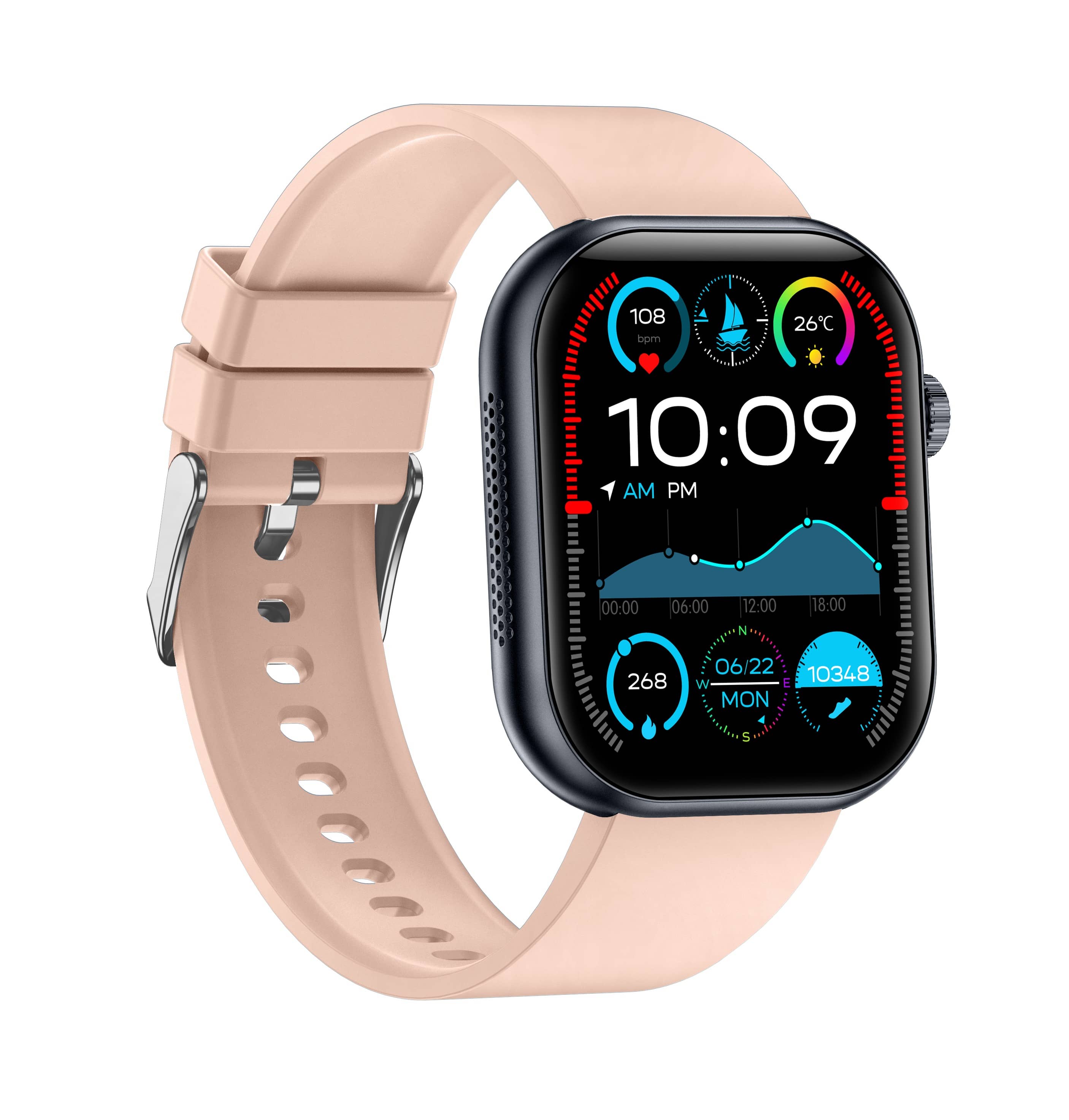 Suga587 Blood Sugar Monitoring Smart Watch With Blood Pressure ECG/EKG Heart Rate Health Fitness Tracker 2024